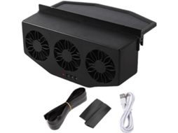 Ventilador De Exaustão Solar Para Carro, Ventilador Para Janela De Carro