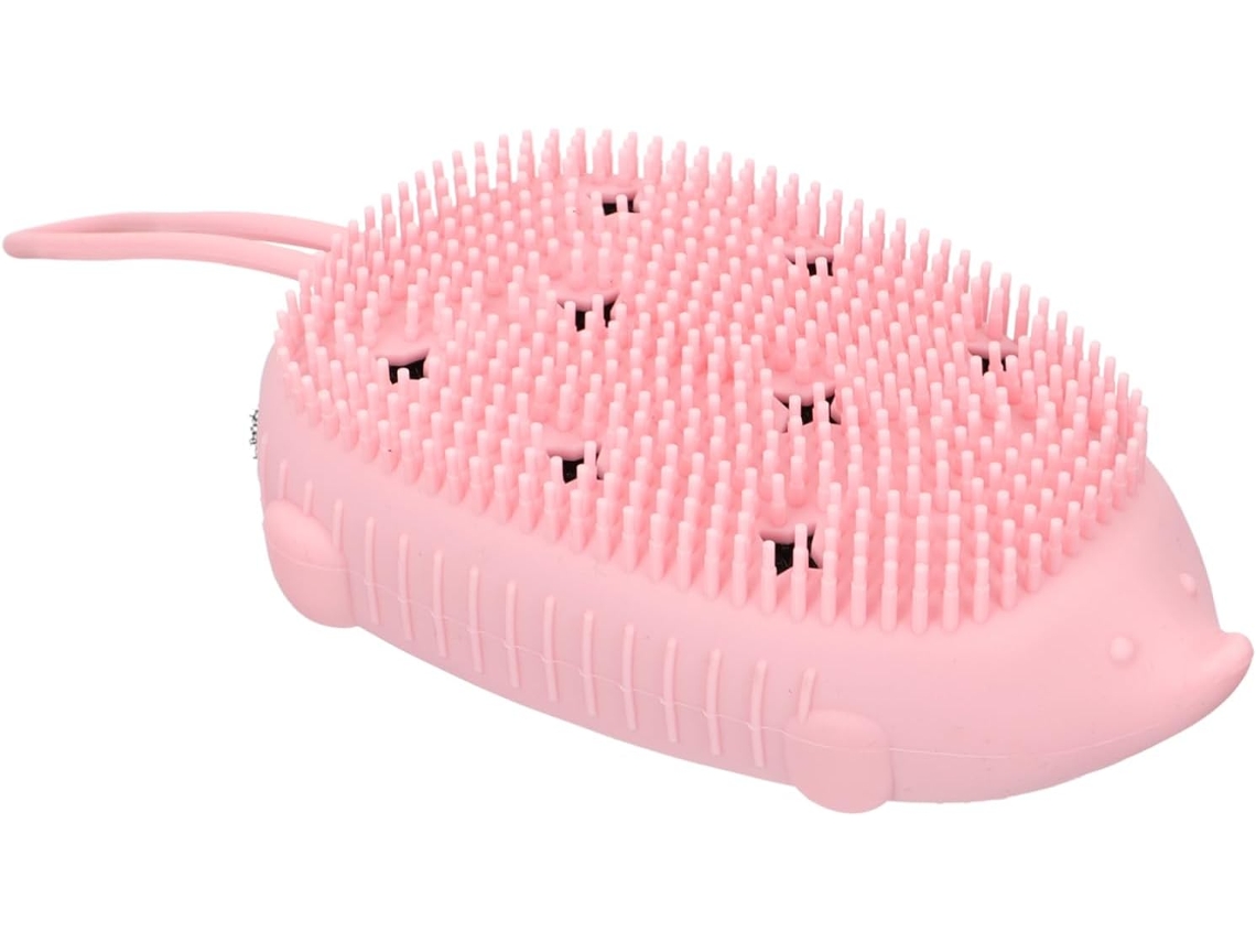Escova De Silicone Dupla Face Para Massagem E Esfoliação Corporal, Segura, Fácil De Usar E Limpar