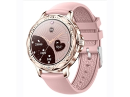 Smartwatch Feminino com Bluetooth, Monitoramento de Pressão Arterial e Frequência Cardíaca, Notificações e Atualizações Meteoro Bestvite