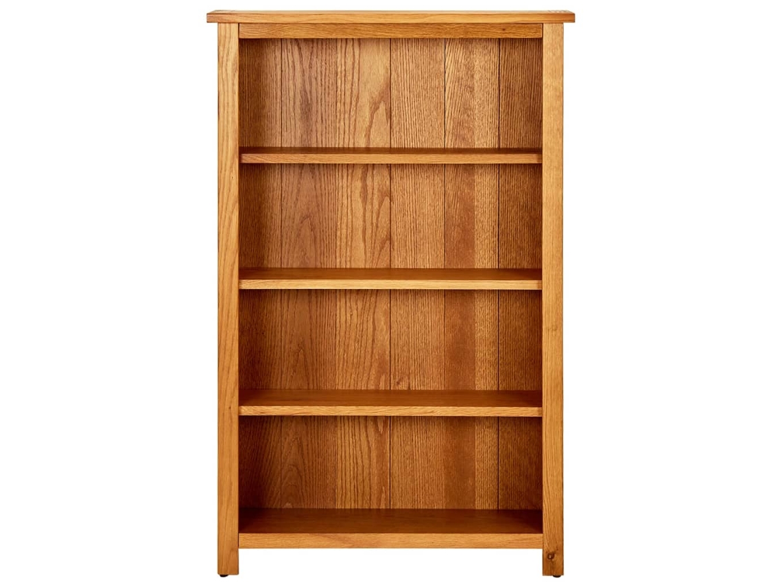 Estante com 4 Prateleiras de Madeira de Carvalho MAISON EXCLUSIVE (70x22x110 cm)