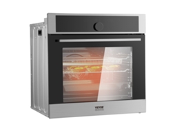 Forno de Parede Embutido VEVOR Forno Elétrico Individual 76 L 16 Funções