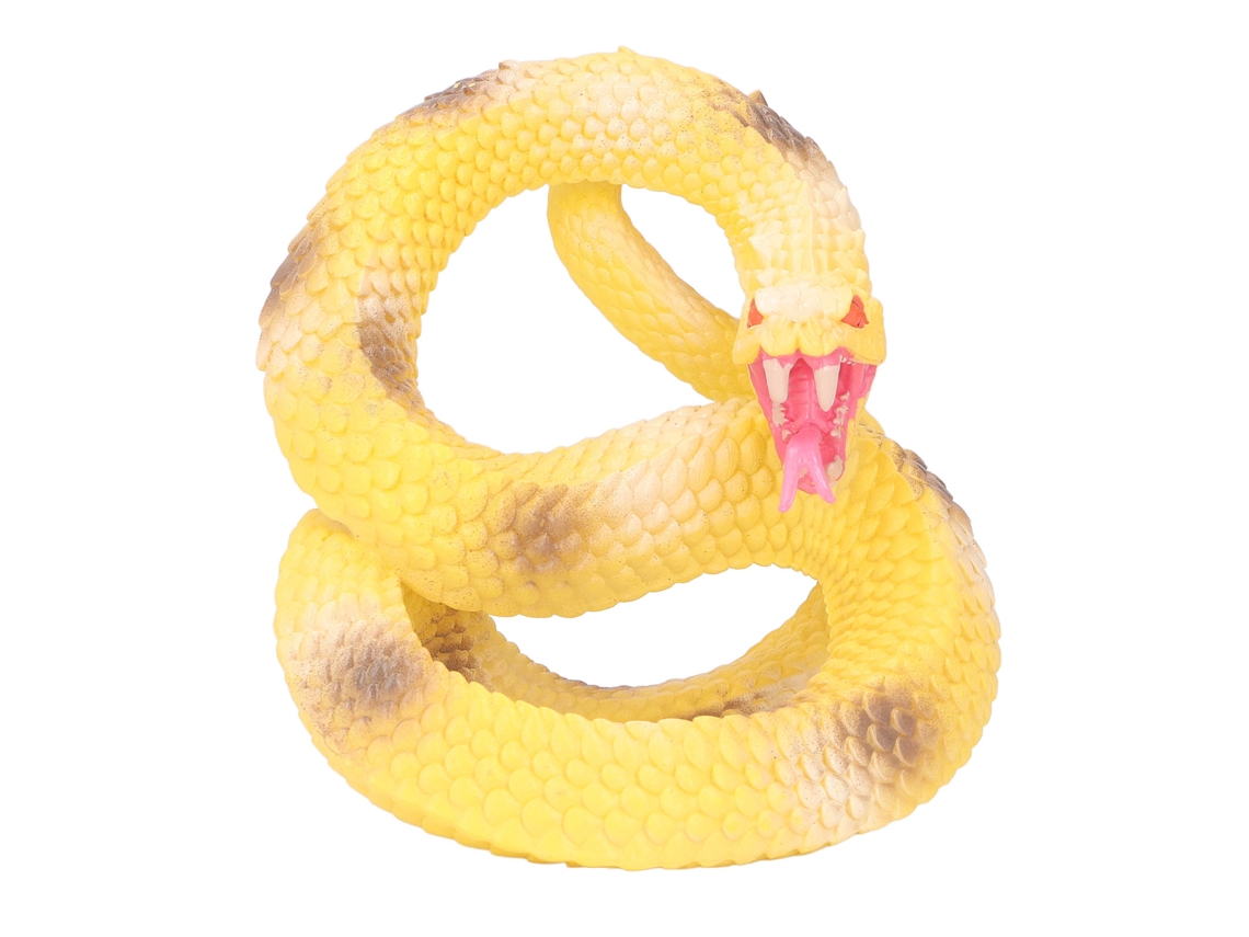Modelo De Cobra Grande Plástico Simulação Réptil Para Decoração De Halloween