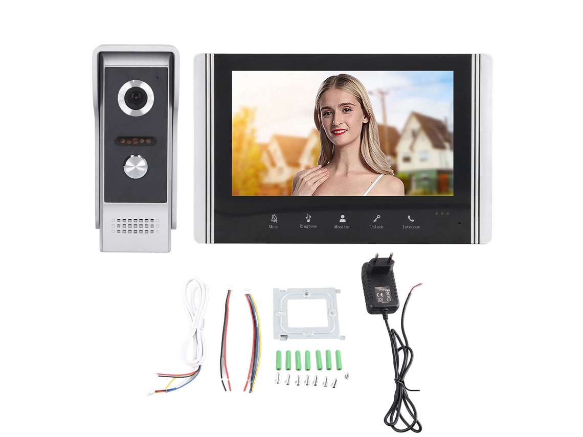 Campainha De Vídeo Wifi De 7 Polegadas (tuya Smart, Hd 480p)