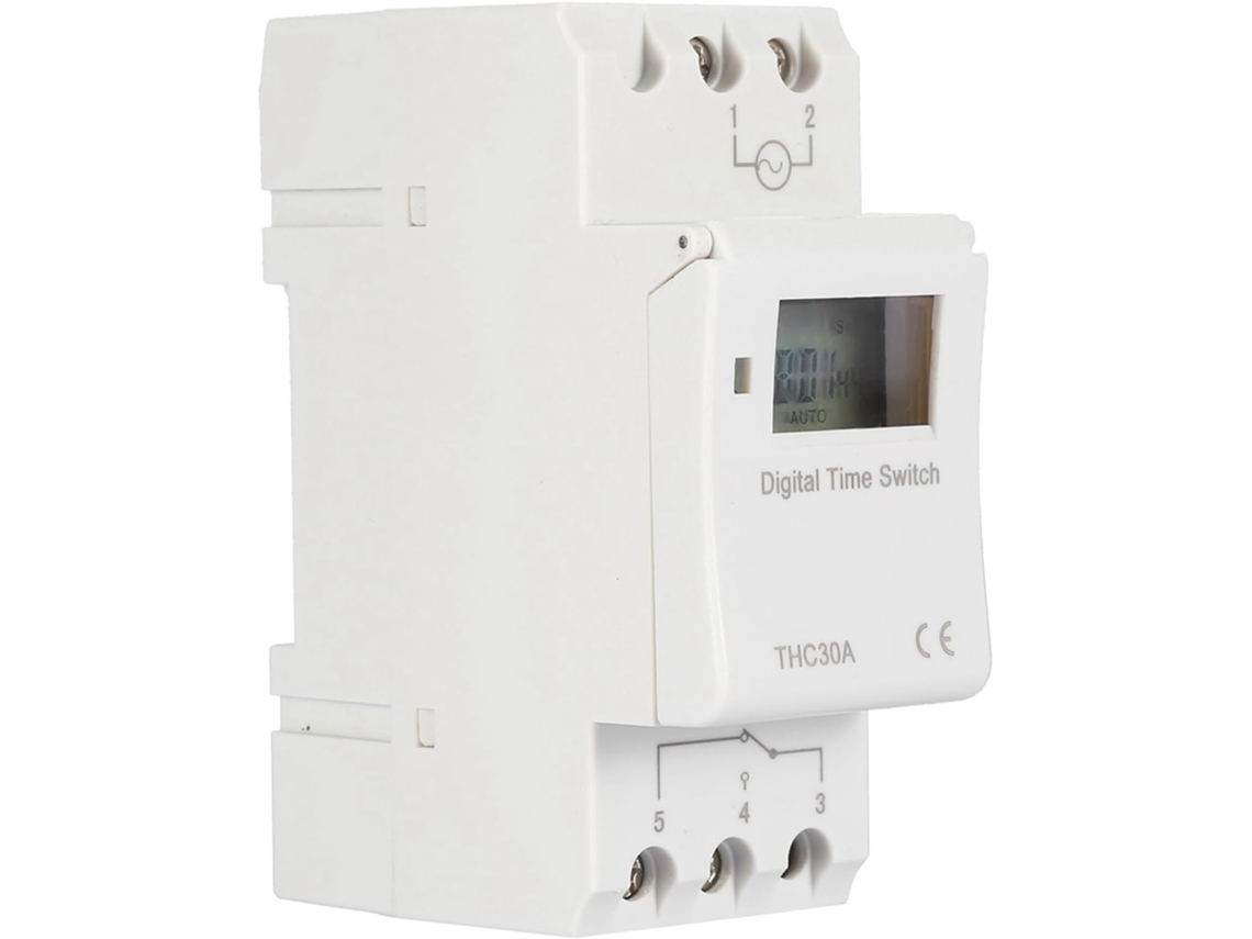 Temporizador Digital Programável Eletrônico Com Visor Lcd Thc 30a