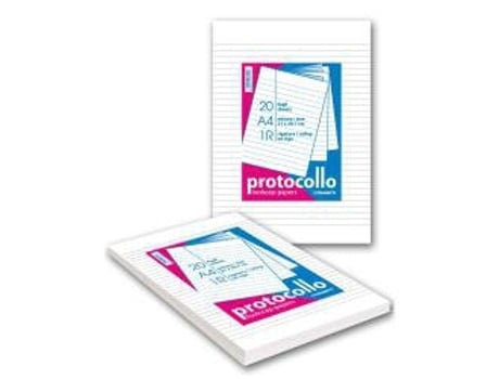 Fogli Protocollo 21x29,7cm 5m Caderno e Bloco Multicolor Blasetti