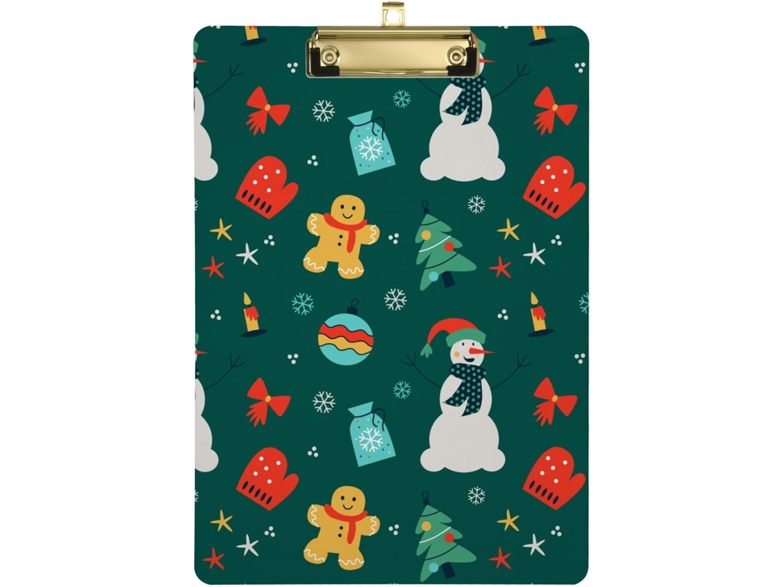 Pranchetas De Escritório Com Design Colorido Elementos Natalinos, Tamanho De Bolso, Prancheta Enfermeira, Prancheta