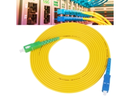 Laxiscreed Cabos De Fibra Óptica Monomodo De 3 Metros, Pack De 2 Unidades Para Alta Performance