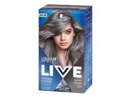Tonalizante Capilar Schwarzkopf Live Urban Metallic U72 Prata Empoeirado