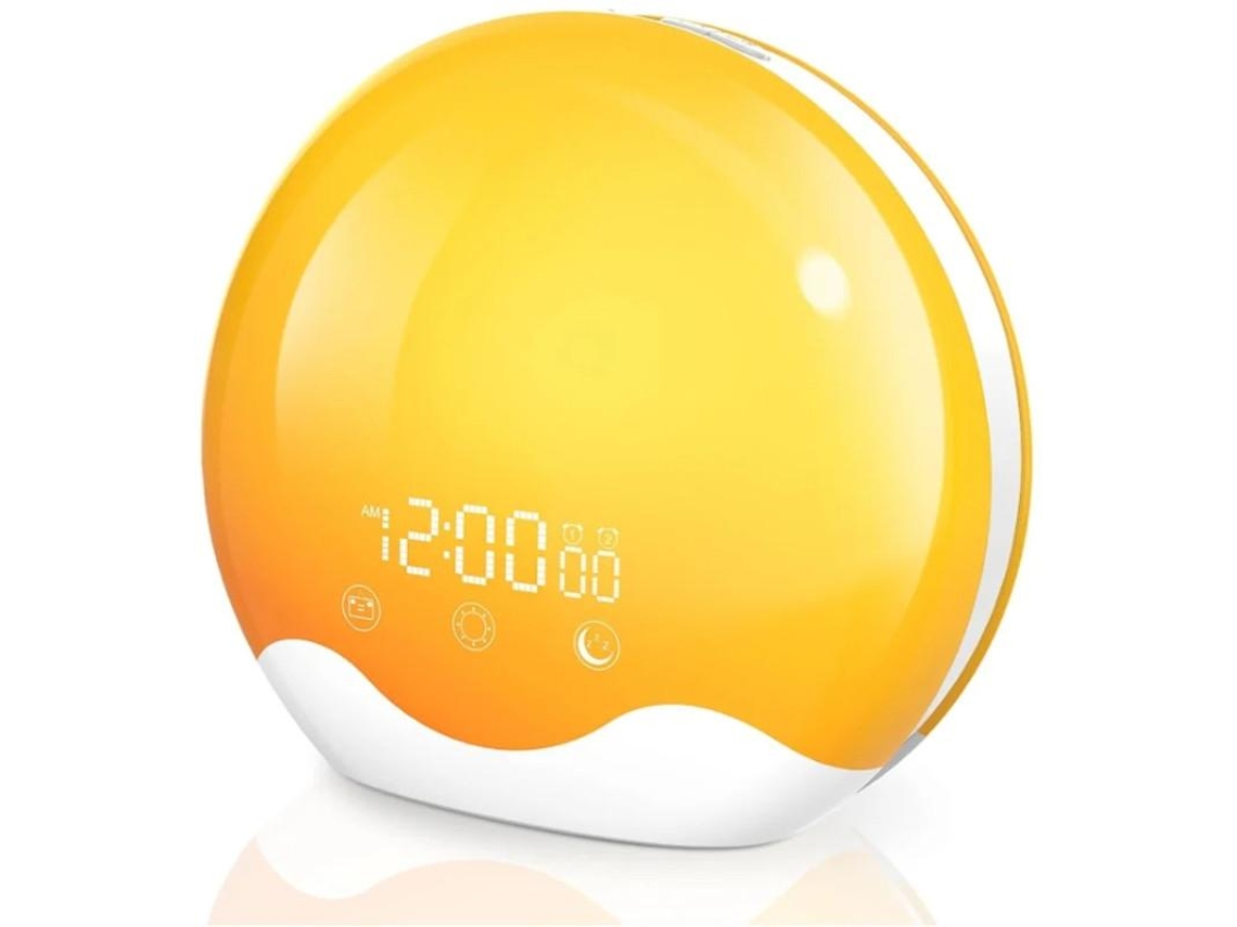 Despertador Do Nascer Do Sol Ecrã Táctil Com Luz De Despertar Despertador Com Iluminação Dupla Face Para Pessoas Com Sono Intenso Ajuda Para Yizhood