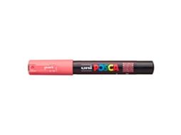 Marcador POSCA Pc-1M Ponta Bala Extrafina de 0,7 1 Mm Rosa Coral