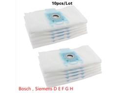 10 peças/lote de saco de pó de pano para aspirador de pó para siemens bosch tipo g bsg6 bsg7 bsgl3126 siemens bsg6 bsg7 bsgl312 vácuo