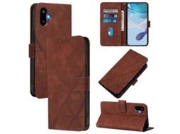 Capa De Celular De Couro Com Estampa 3d E Flip Crossbody