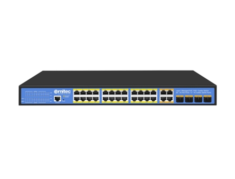 Managed Layer 2 Switch, 24 Ernitec