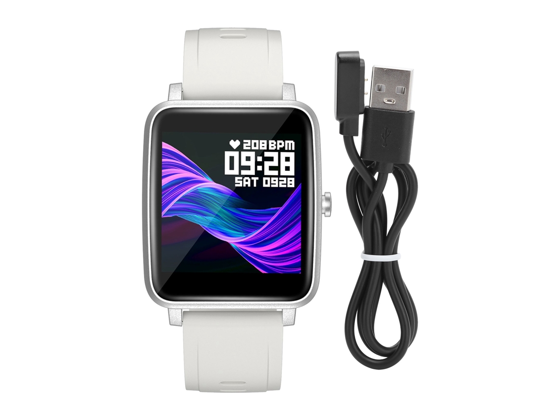 Relógio Inteligente Esportivo Bluetooth Com 12 Modos Ip68 Smart Band Cinza Espacial