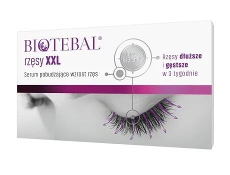 Sérum Ativador De Crescimento De Cílios Xxl Biotebal, Estimulante Fortificante 3ml Polpharma