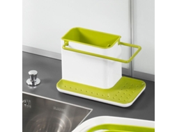 Escorredor de louça Rebe-English Kitchen com suporte para balde, gancho para escova e gaveta de água removível.
