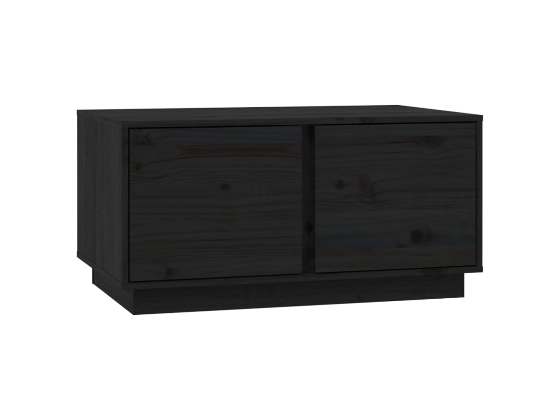 Mesa de Centro Preto MAISON EXCLUSIVE em Madeira by Pinho Maciça (80x50x40 cm)