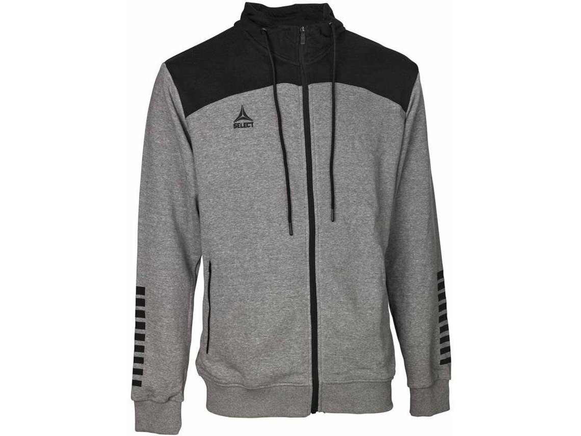 Sweatshirt SELECT Oxford (Cinzento e Preto - S)