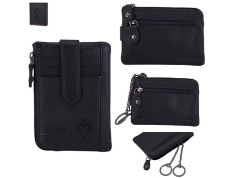 Fpf- Porta-moedas Com Cartões E Presilha