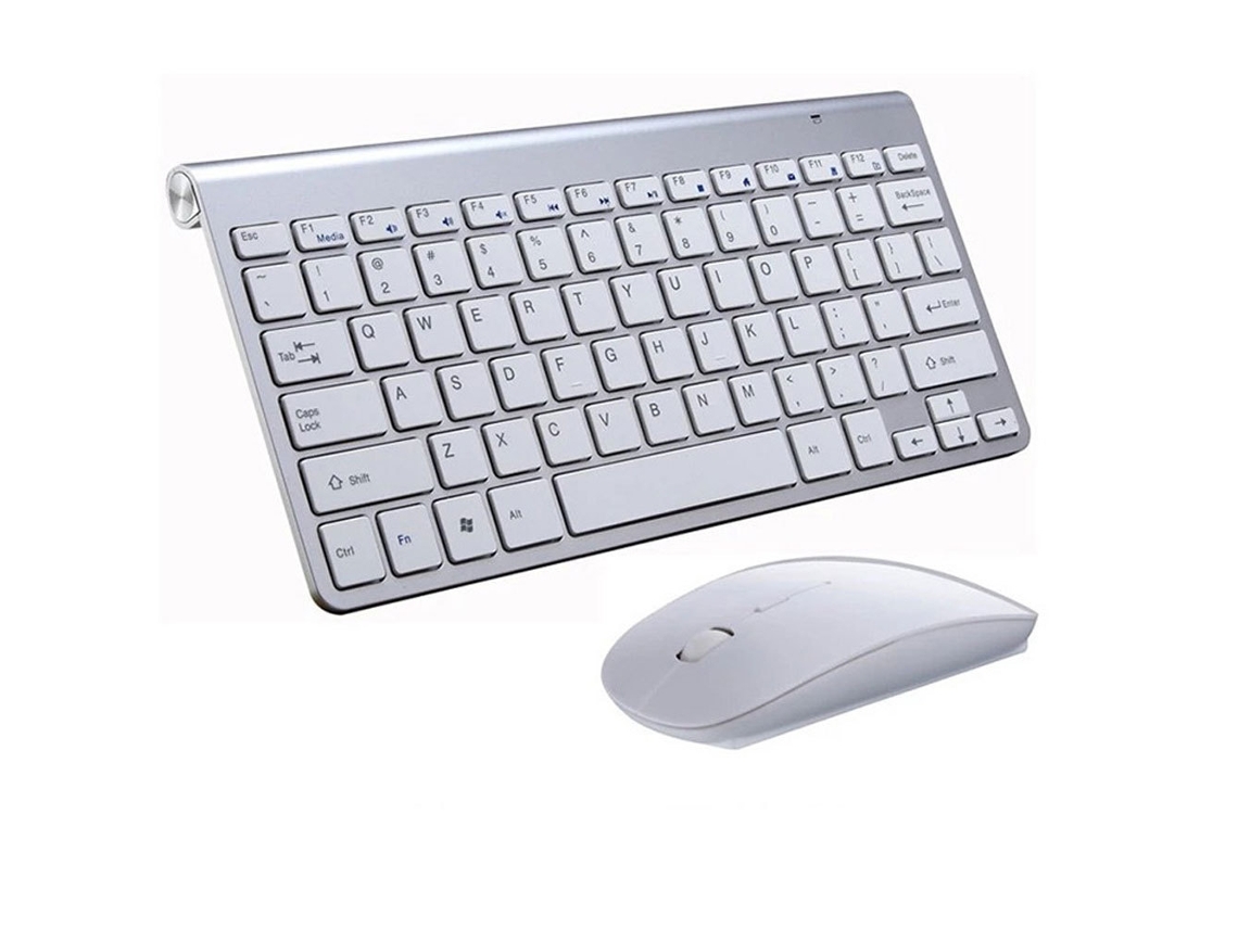 Teclado E Mouse Sem Fios - Compatíveis Com Sistemas Apple Imac, Windows Ou Android (conexão Sem Fios De 2,4 Ghz) - Teclado E Mouse Sem Fios