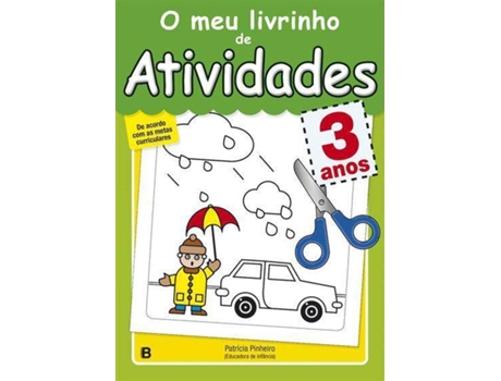 Livro O Meu Livrinho de Atividades 3 Anos de Patrícia Pinheiro (Português)