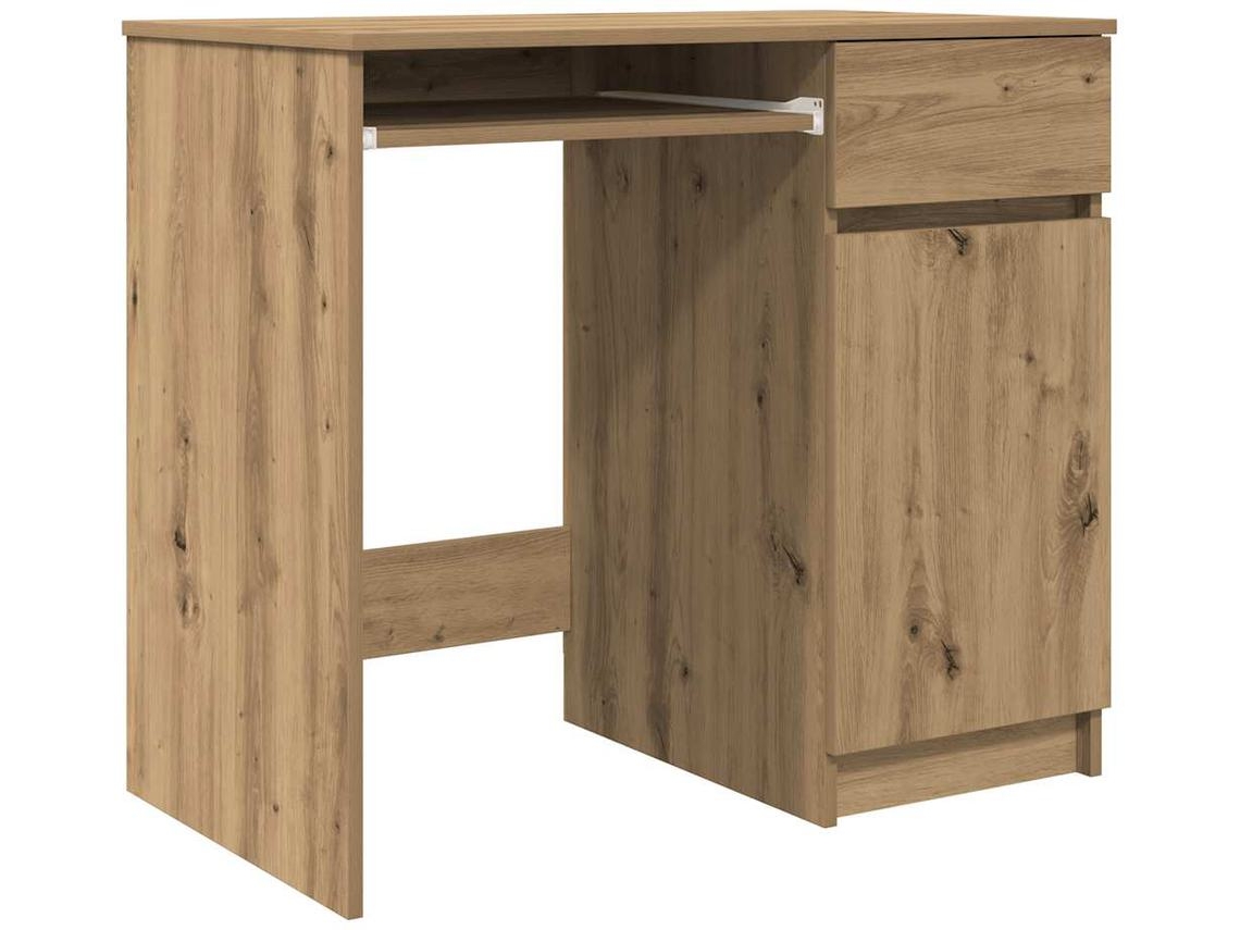 Desk, Desks Vidaxl Marrom Madeira Processada (n/a)