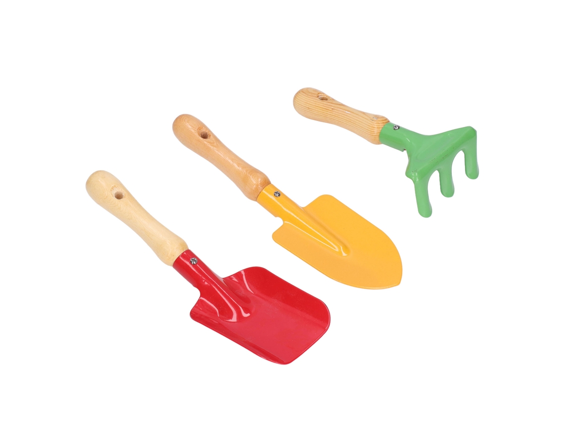 Conjunto De Ferramentas De Jardim Infantil Com 3 Peças