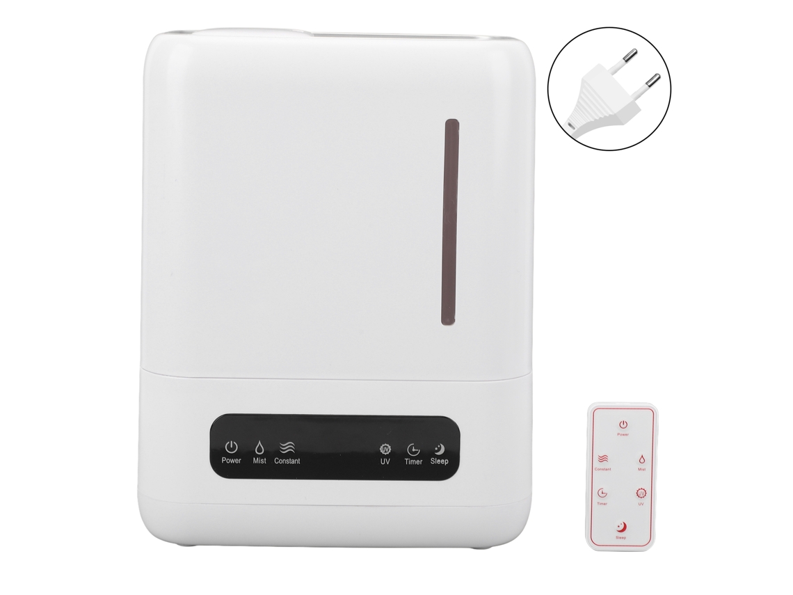 Humidificador 4l de Abastecimento Superior Silencioso com Difusor de Óleos Essenciais e Desligamento Automático Eu Plug | S/MARCA