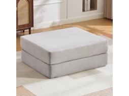 Conjunto de Mesa e Cadeira de Tecido, Cadeira Estofada, Sem Braços, Moderno SUNJOY