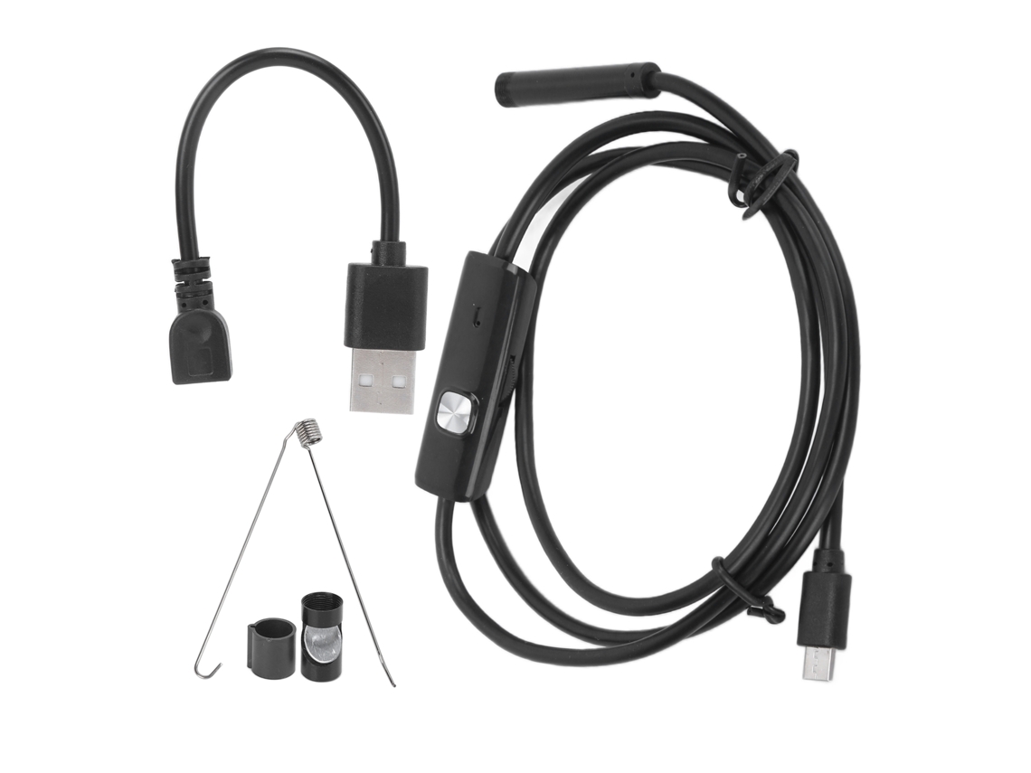 Endoscópio Câmera Industrial Impermeável Ip67 7mm 5m 6led Borescope