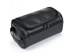 Necessaire Para Homem - Bolsa De Higiene - Organizador De Viagem - Bolsa De Barbear Impermeável - 25 X 13 X 13 Cm - Preto - Poliéster