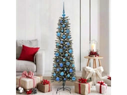 Vidaxl Árvore De Natal Artificial Verde 150 Cm Pvc, Plástico E Aço