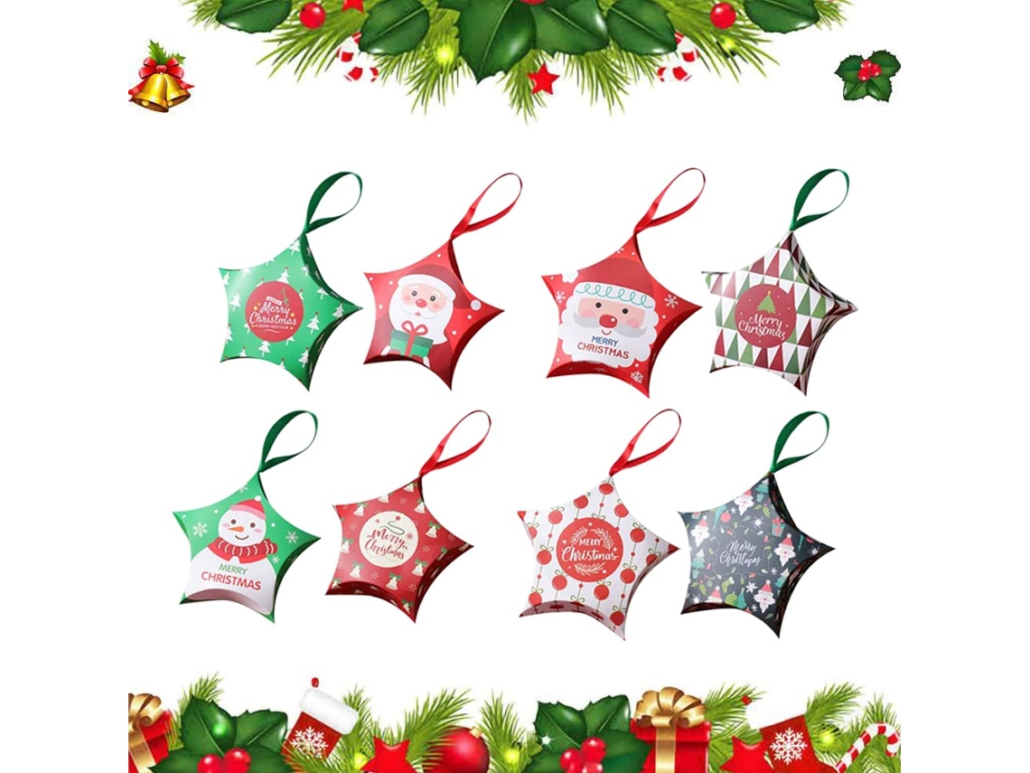16 Caixas De Doces De Natal, Caixa De Presente De Natal