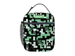 Lancheira escolar Twenty Four Aquaforge Elementary, bolsa infantil, lancheira térmica portátil, bolsa de armazenamento para acampamento ao ar livre