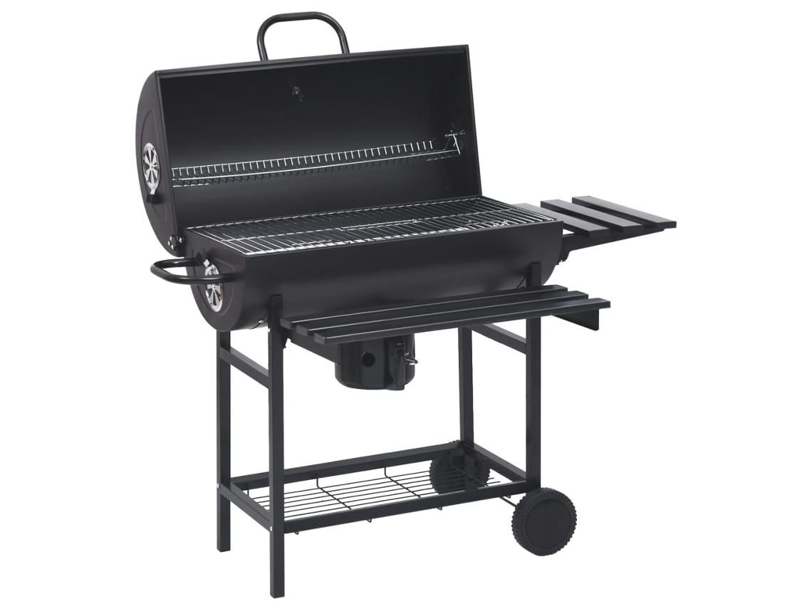 Charcoal Bbq Grill, Charcoal Bbq Grills Vidaxl Preto Aço