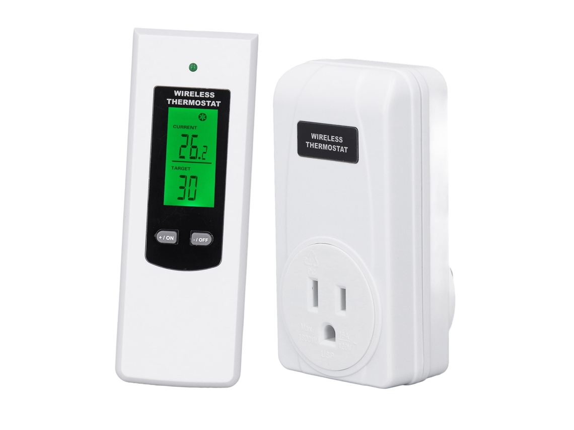 Tomada de Controle de Temperatura Sem Fio com Lcd
