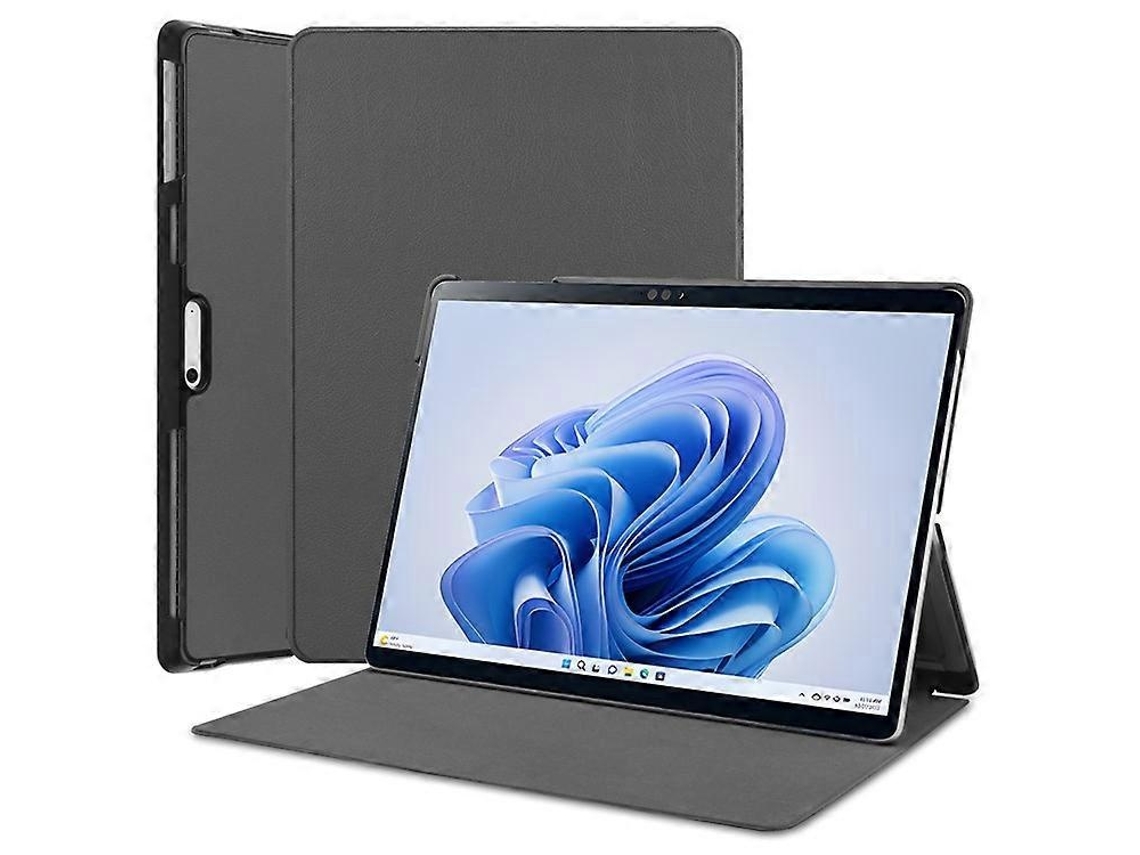 Capa Protetora Em Couro Pu Com Suporte Para Microsoft Surface Pro 9 / Para Proteção Completa Elysve