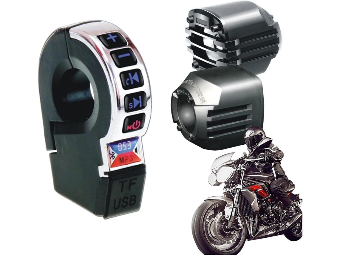 Altas Conversas Moto Amplificador Sans Fil Para Guidon Com Carregador De
