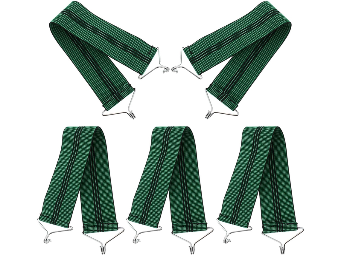 Conjunto De 5 Faixas De Reforço Para Espreguiçadeiras, Em Tecido Elástico.