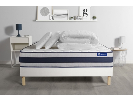 Sommier de Casal Actilatex Ergo Memória ACTISOM Espuma com memória Branco (200x200)