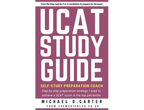 Livro UCAT Study Guide Selfstudy Preparation Coach de Michael O Carter (Inglês)
