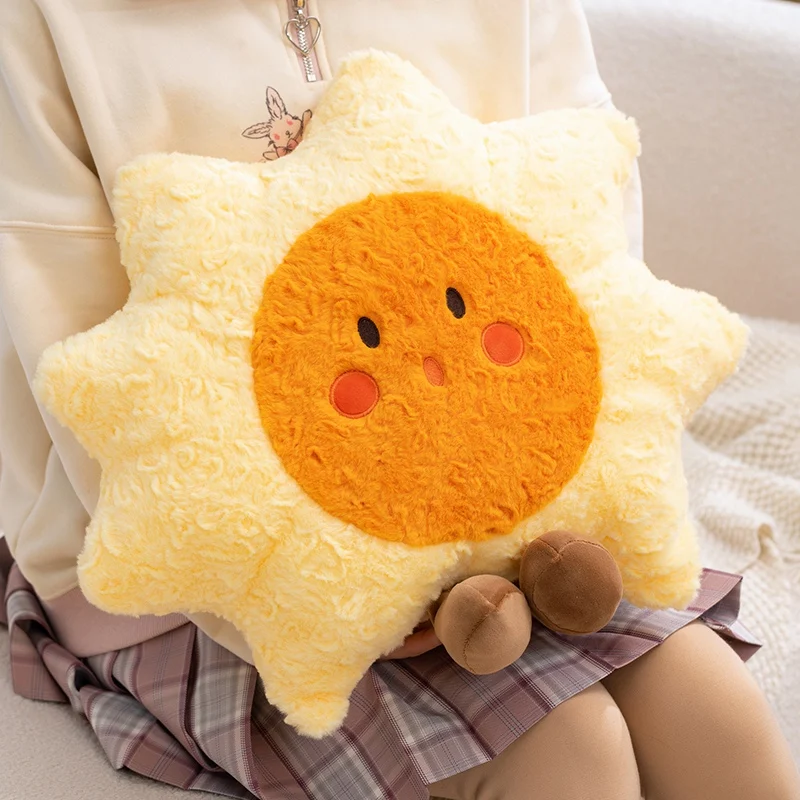 Almofada/travesseiro de Simulação para Adultos, Decoração para Casa, Suporte Lombar MDUG (50cm Sol)