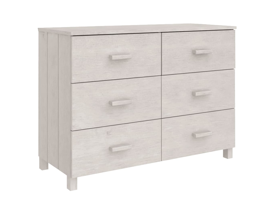 Aparador VIDAXL Branco Madeira (113x40x80 cm)