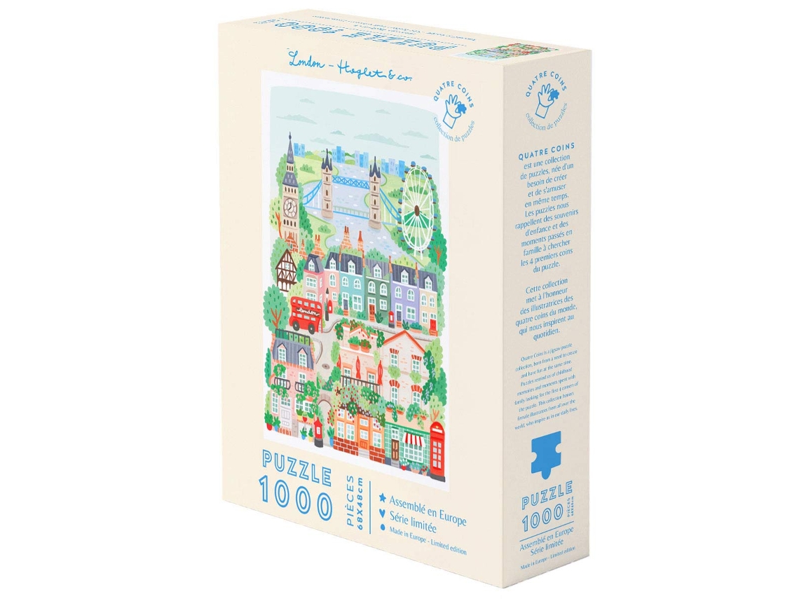 Puzzle La Petite Epicerie Quatre Coins 1000 Peças Londres Por Hogletco 340001
