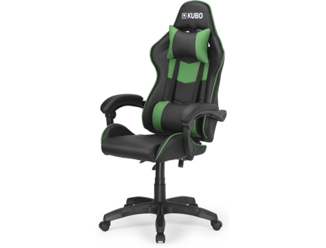 Cadeira Gaming KUBO Verde (Até 130 kg - Elevador a Gás Classe 3)