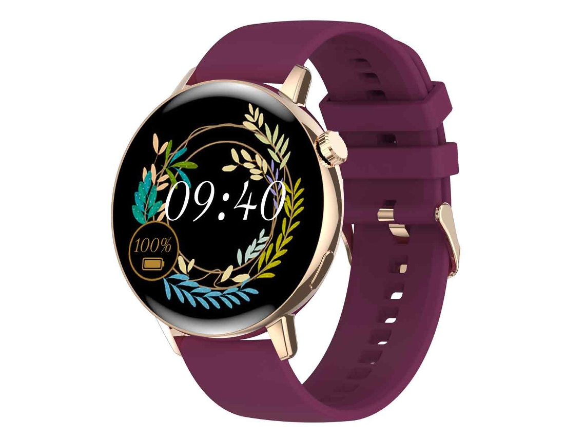 Smartwatch Com Tela Touch 1,32, Com Chamada E Pulseira De Silicone