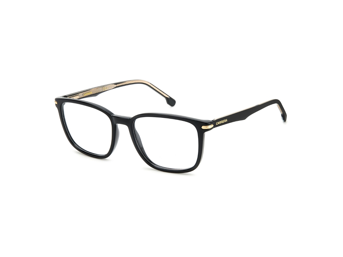 Armação de óculos de grau masculina Carrera Carrera-292-807f517 (preta - acetato - 145 mm - Ø 55 mm)
