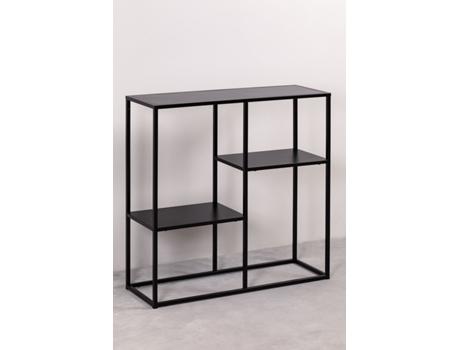 Estantes Em Aço Thura Aço Negro De Fumo Sklum