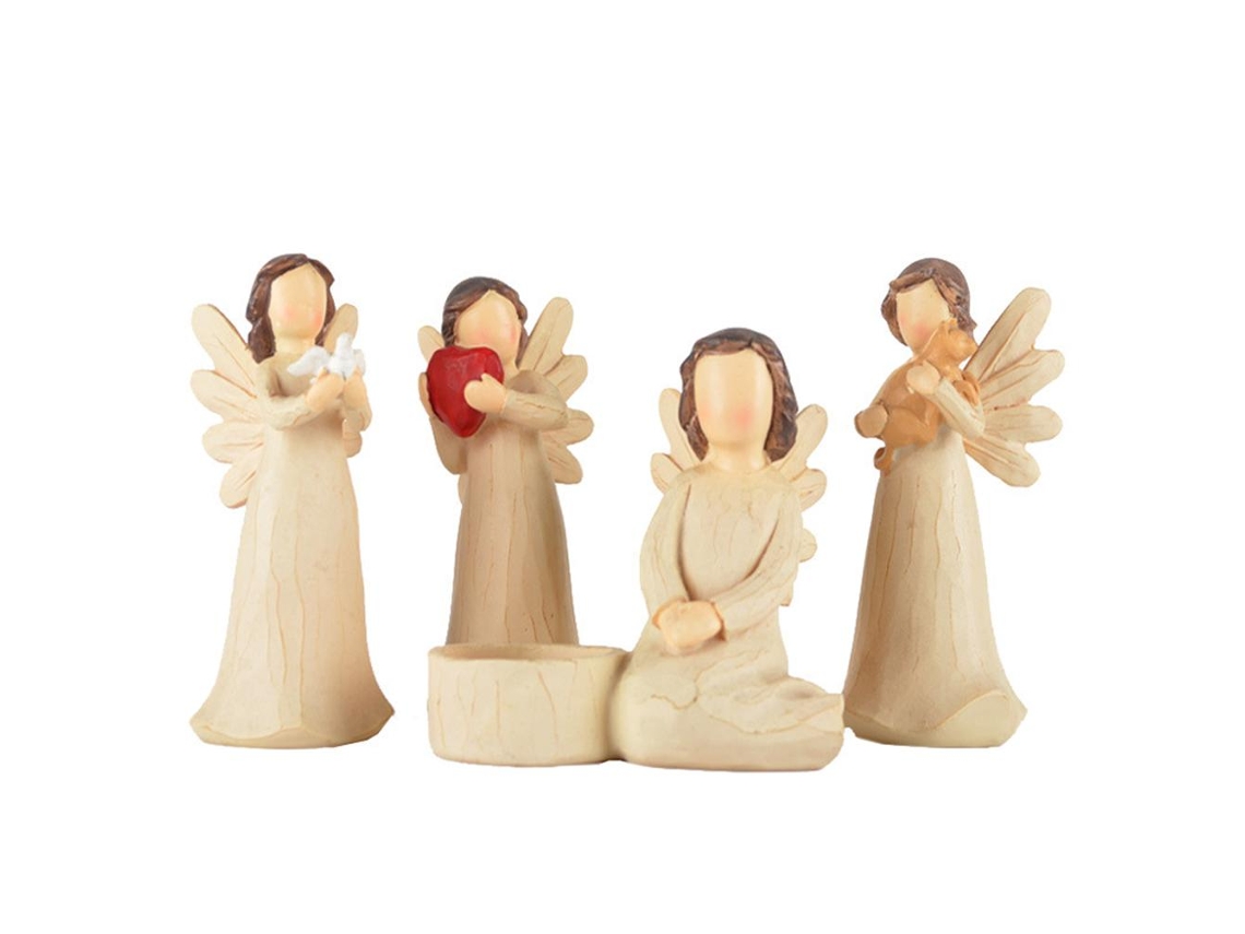 Figurina De Anjo (eterna, Decorativa) Eoocoo