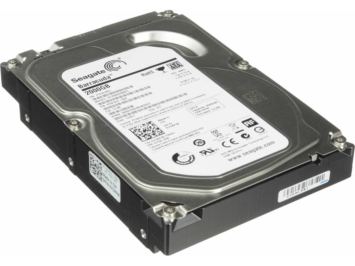 Disco HDD Interno SEAGATE Barracuda (2 TB - SATA - 7200 RPM)